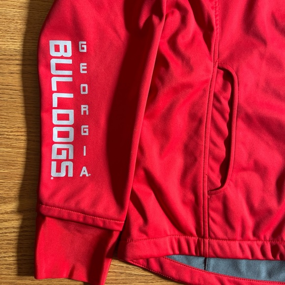 Women Red UGA Jacket - Picture 4 of 8